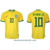 Camiseta de fútbol Brasil Neymar Jr 10 Primera Equipación Mundial 2022 - Hombre